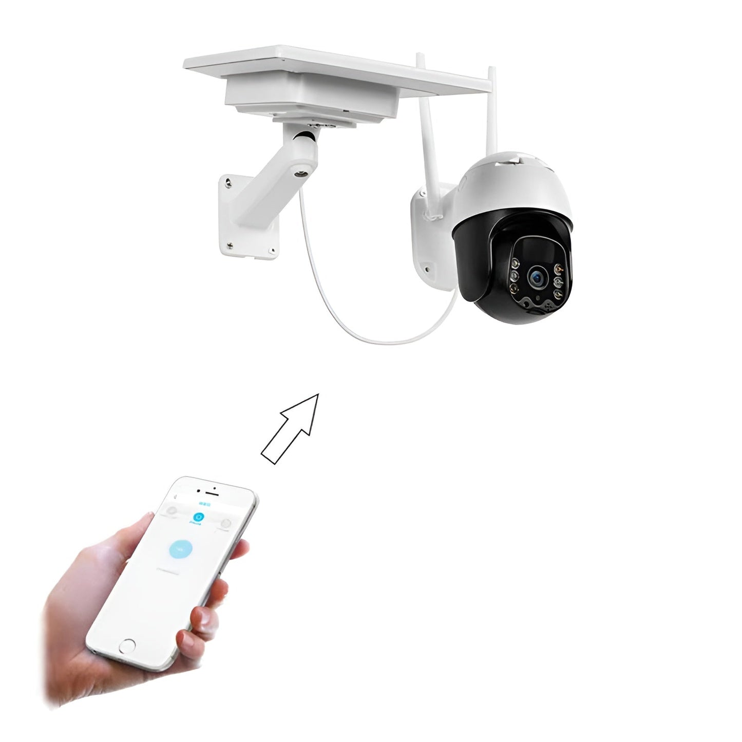 Smart Wireless Solar Security Camera (100% Wire-Free)