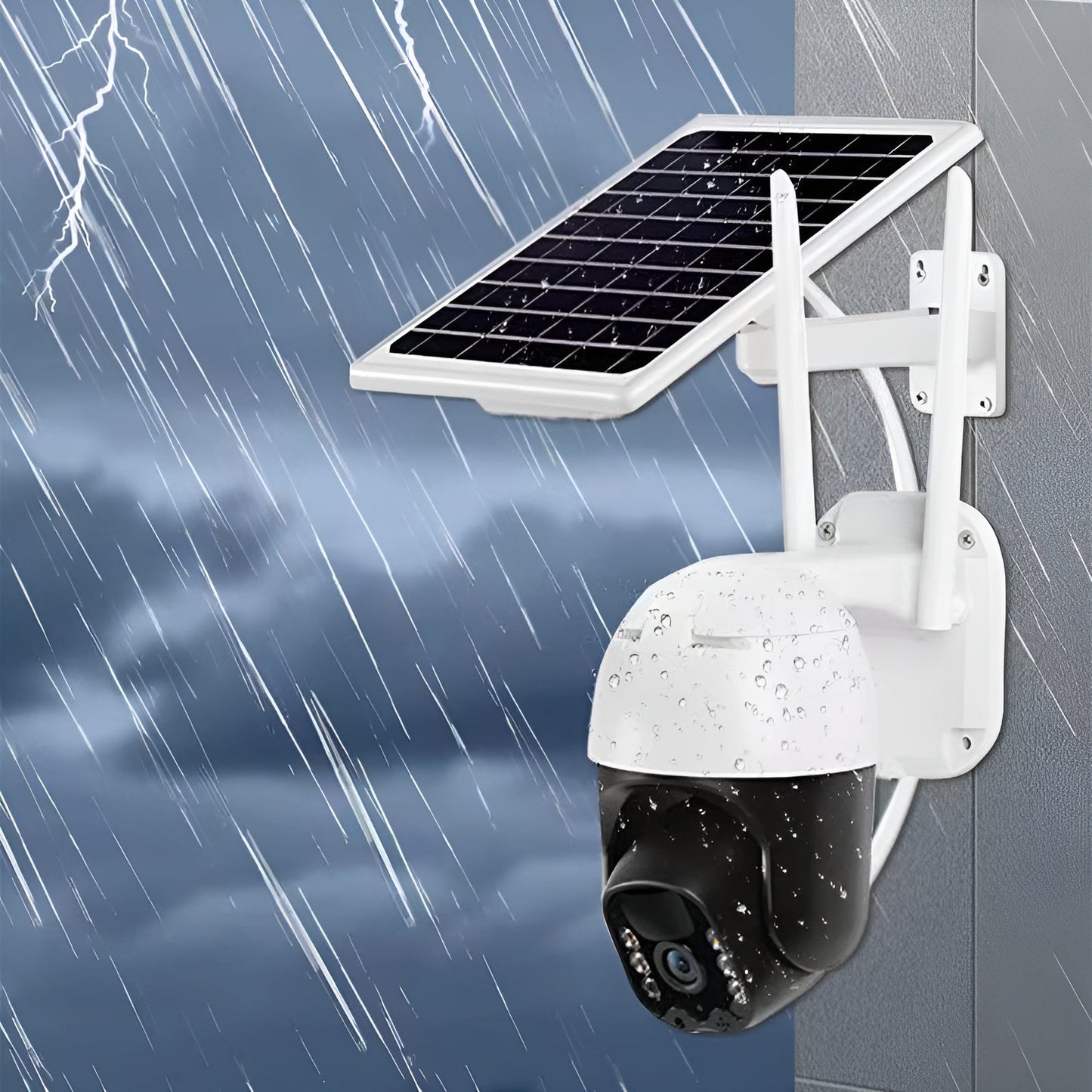 Smart Wireless Solar Security Camera (100% Wire-Free)
