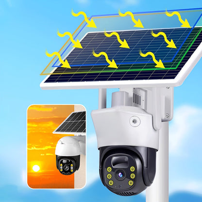 Smart Wireless Solar Security Camera (100% Wire-Free)