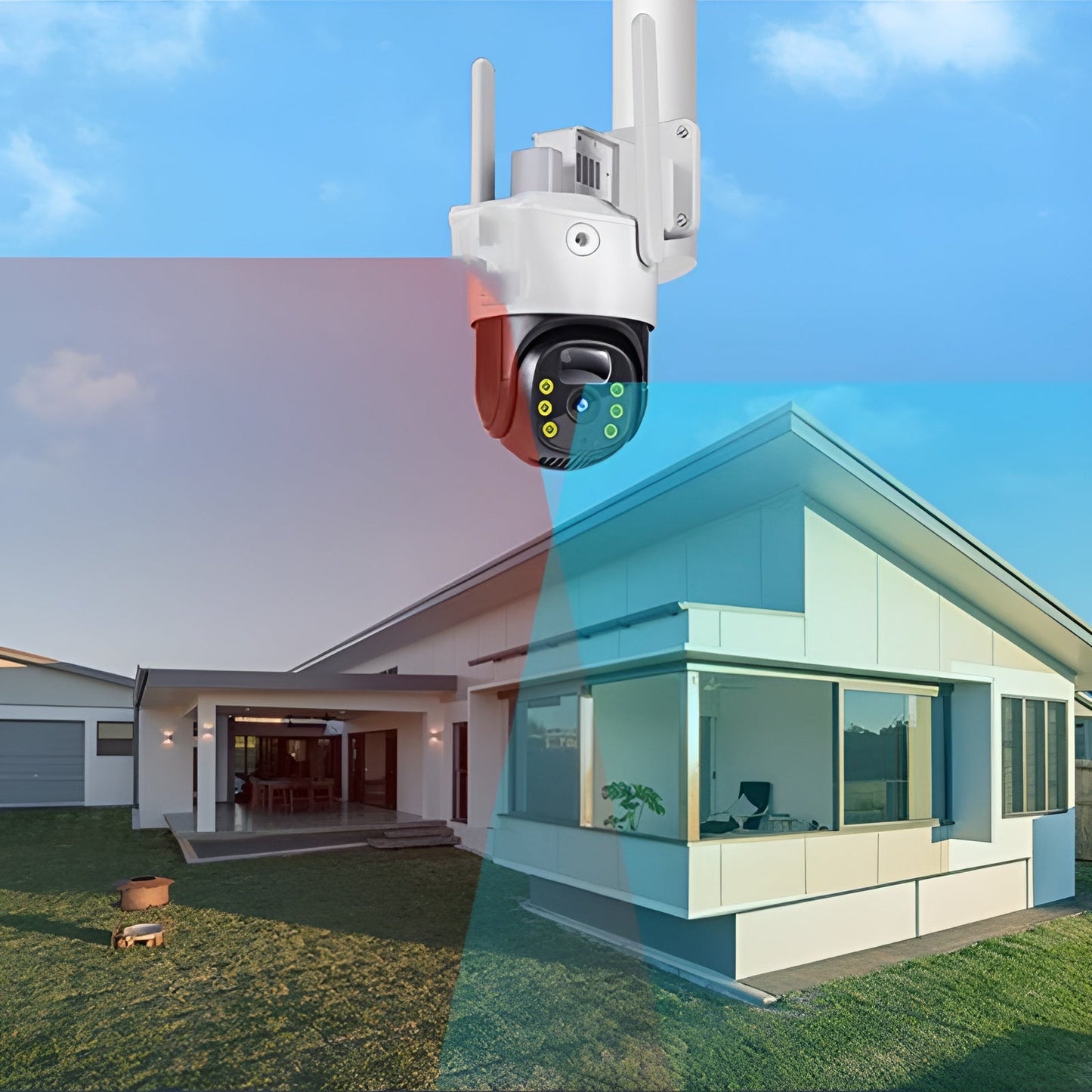 Smart Wireless Solar Security Camera (100% Wire-Free)