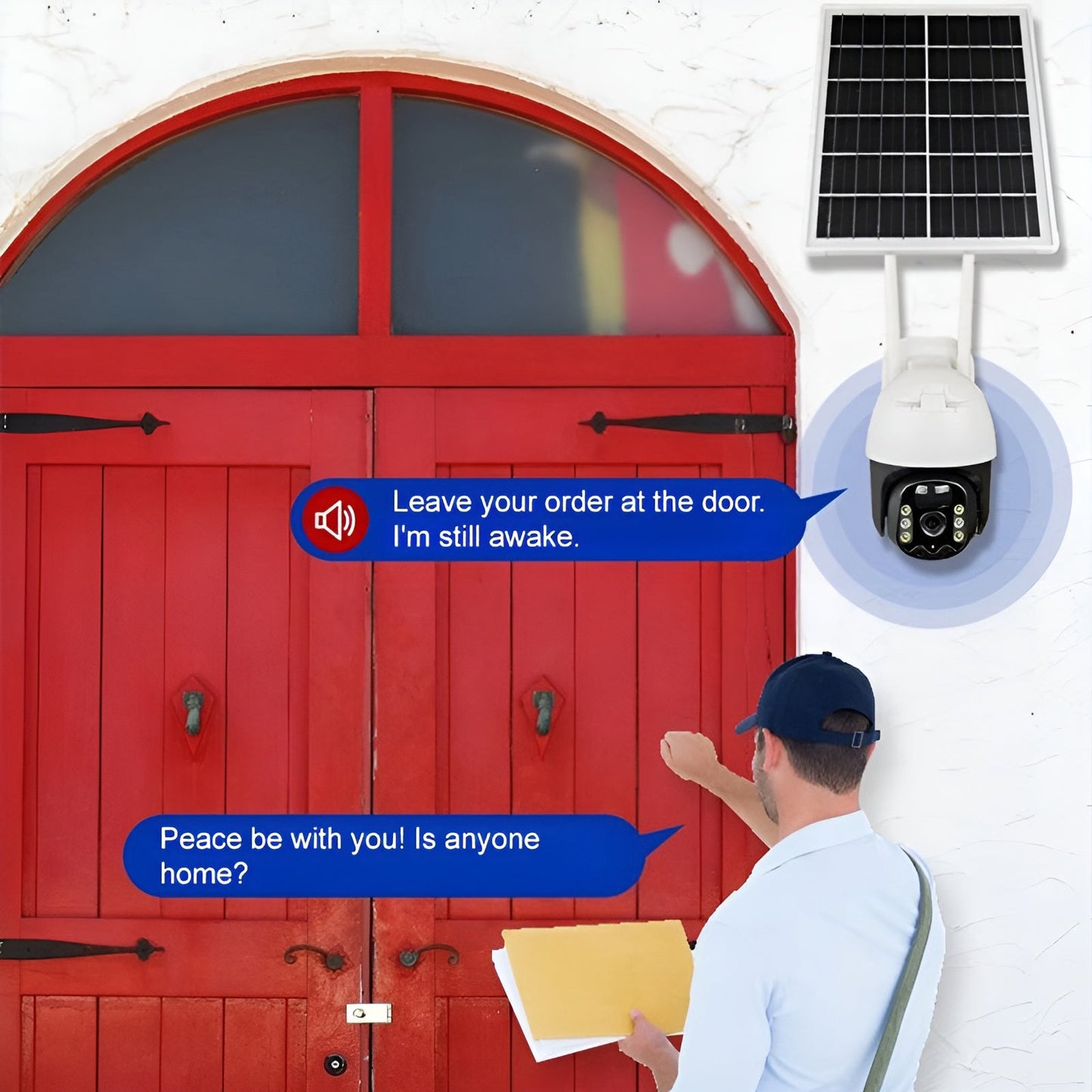 Smart Wireless Solar Security Camera (100% Wire-Free)