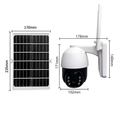 Smart Wireless Solar Security Camera (100% Wire-Free)